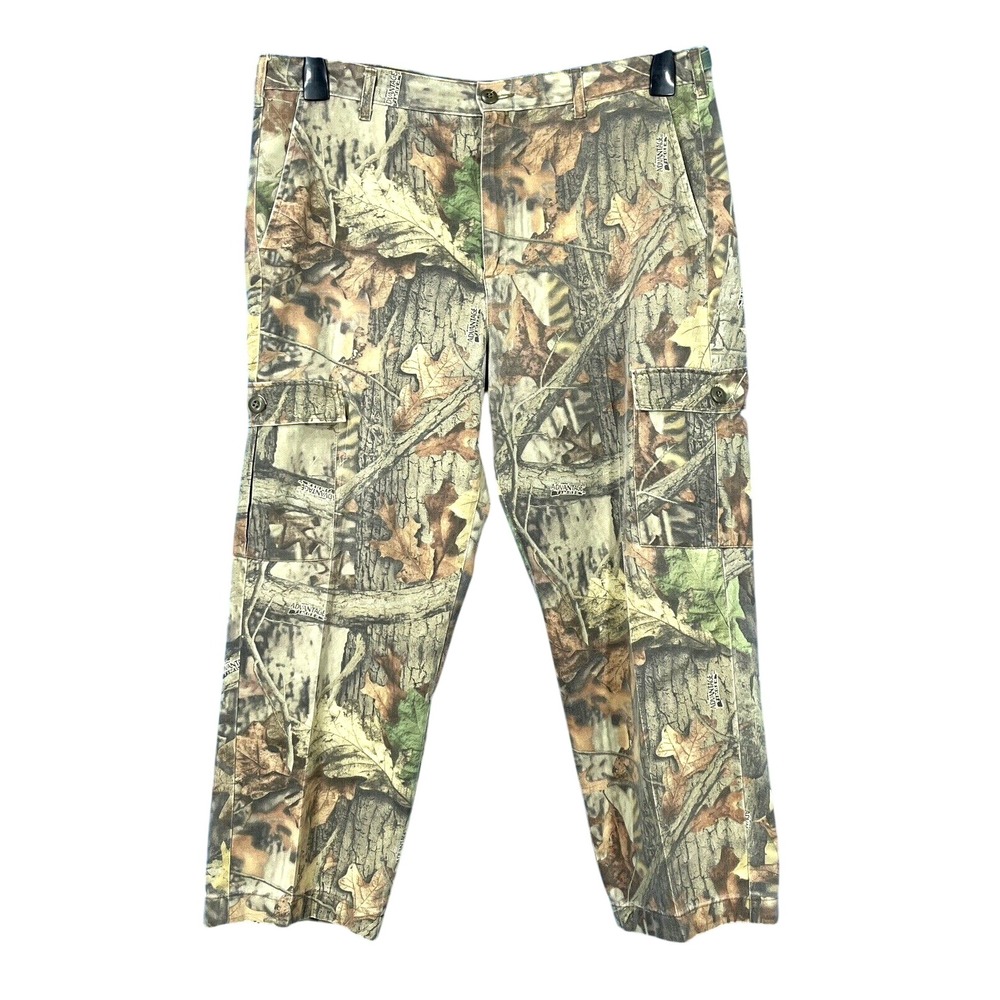 VTG RANGER Advantage Camo BRUSHED TWILL Cargo Pants Sz L 37-26 SHORT LARGE